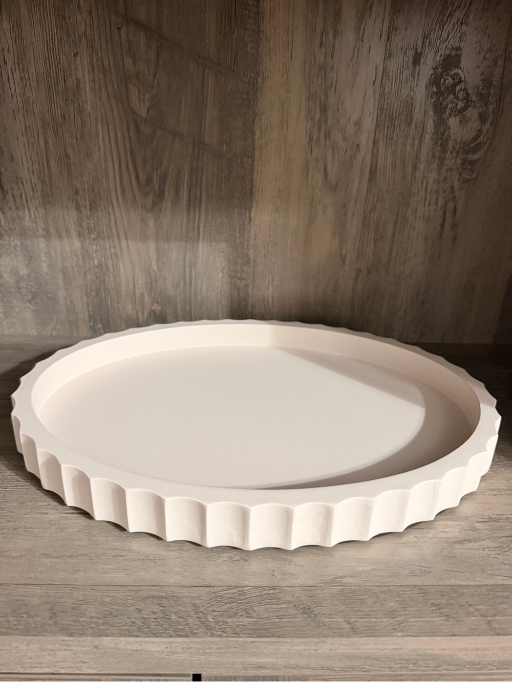 Creme Decorative Tray